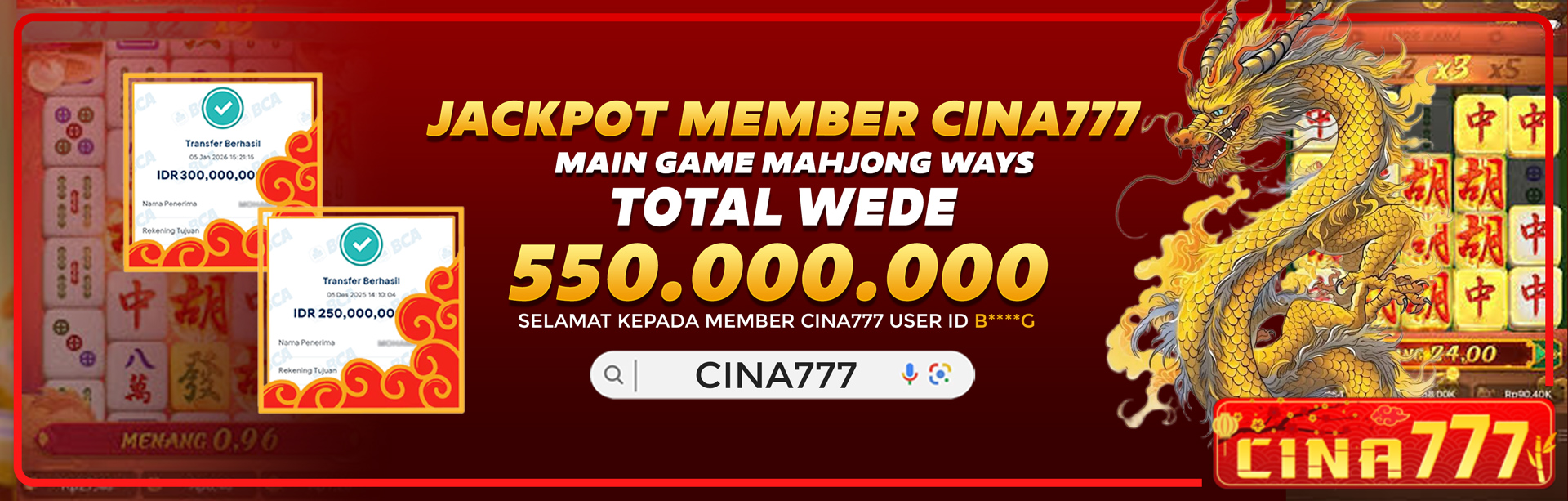 JACKPOT MEMBER CINA777 MAHJONG WAYS