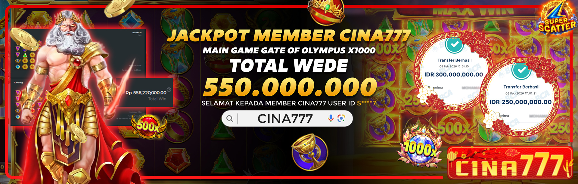 JACKPOT MEMBER CINA777 PRAGMATIC