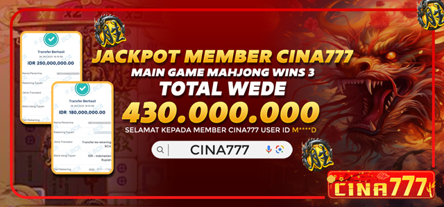 JACKPOT MEMBER CINA777 MAHJONG WINS 3