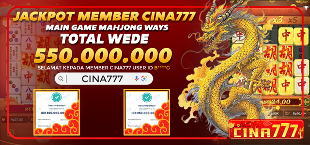 JACKPOT MEMBER CINA777 MAHJONG WAYS