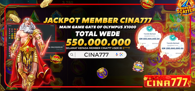 JACKPOT MEMBER CINA777 PRAGMATIC