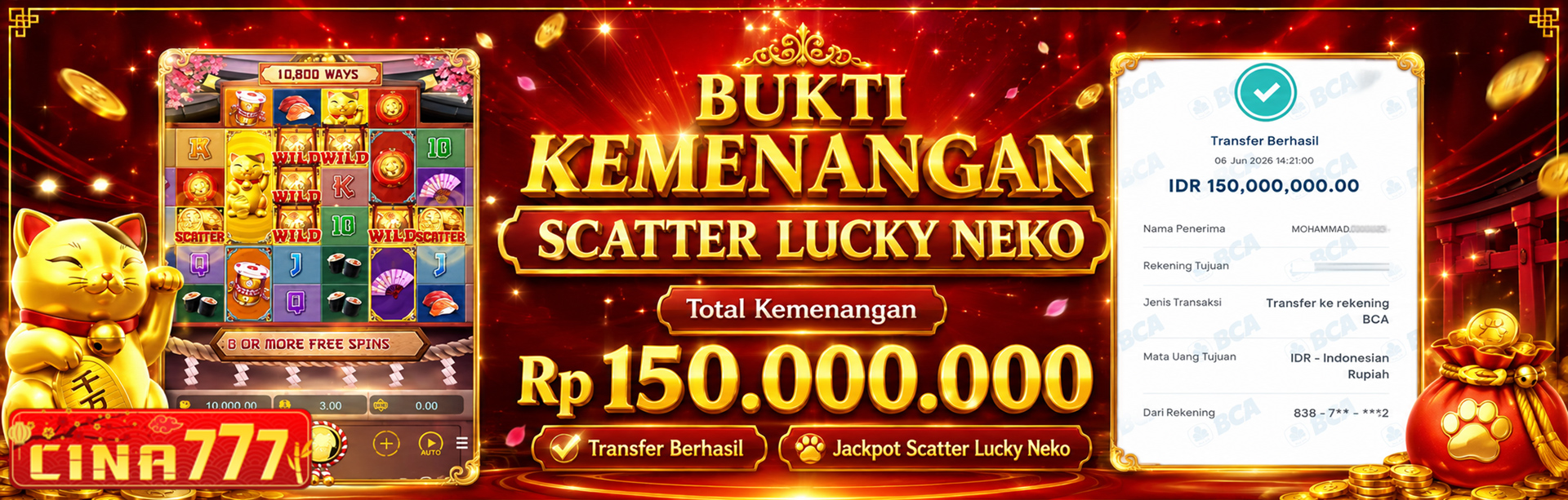 JACKPOT MEMBER CINA777 PG SOFT