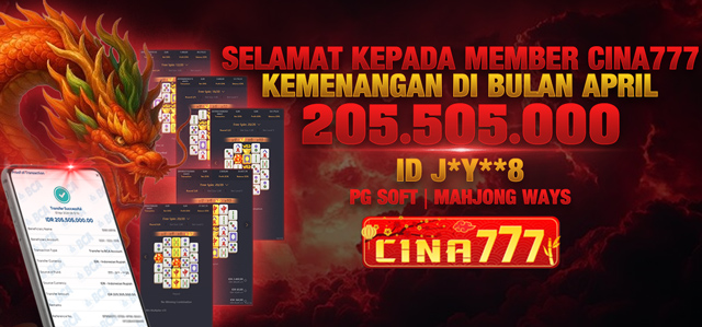 JACKPOT MEMBER CINA777 PG SOFT