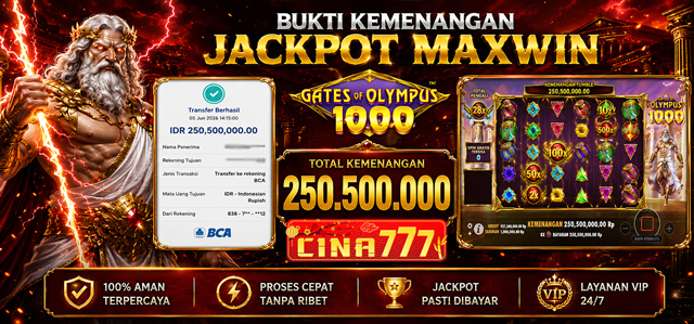 JACKPOT MEMBER CINA777 PRAGMATIC